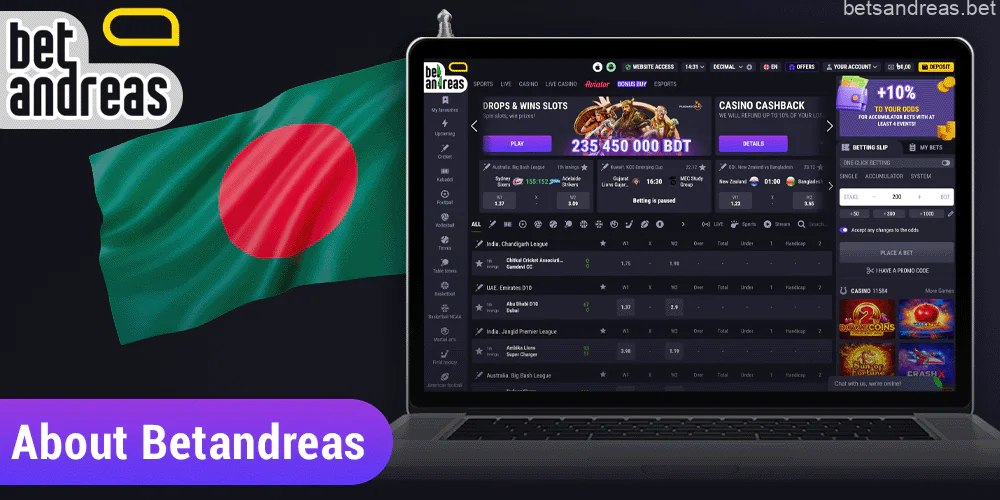 Information about Betandreas in Bangladesh