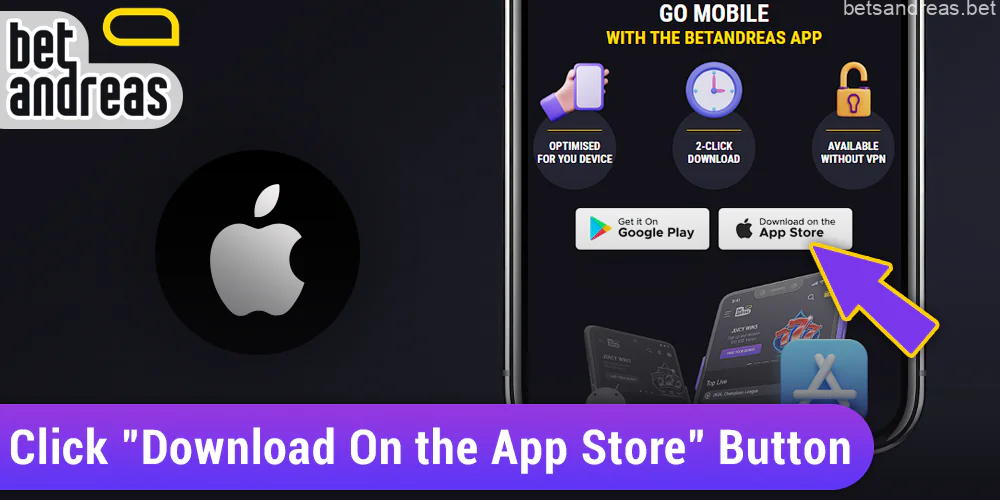 Click the gray area labeled “Download to App Store”