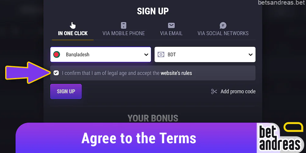 Confirm your age and agreement to the site rules Betandreas