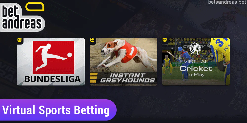 Betting on virtual matches at Betandreas