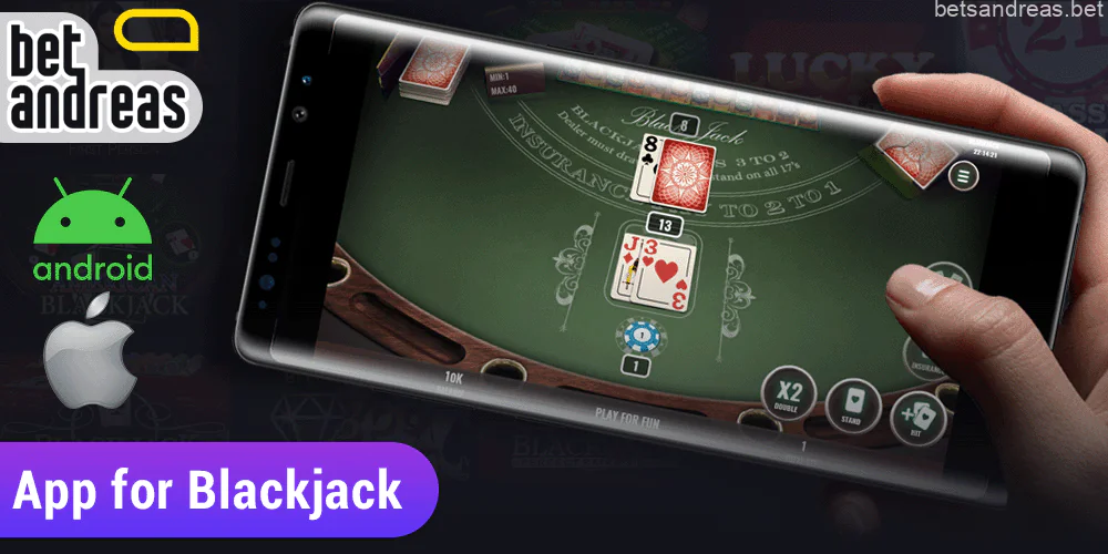 App for Blackjack players at Betandreas