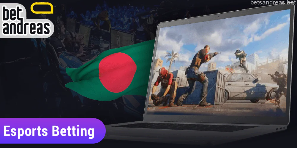 Pre-match and live betting on esports competitions Betandreas in Bangladesh