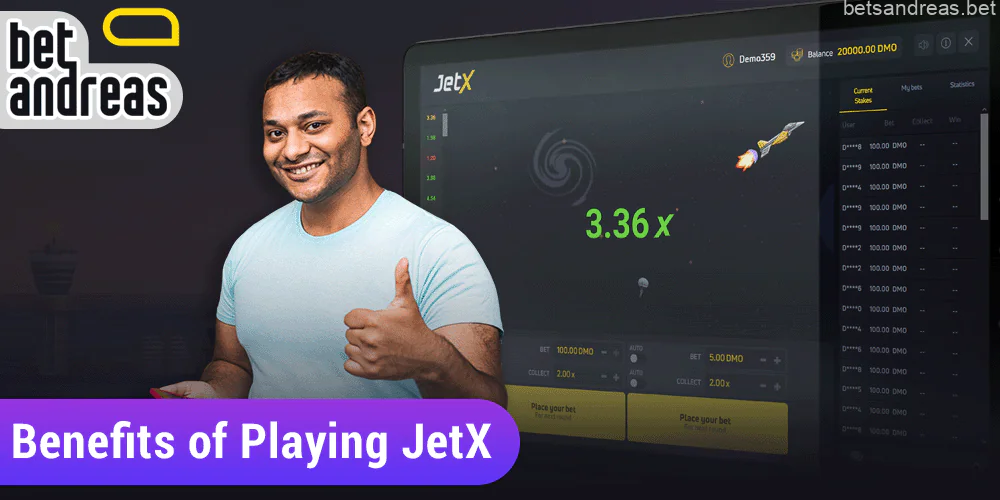 Benefits for Players JetX from Bangladesh at Betandreas