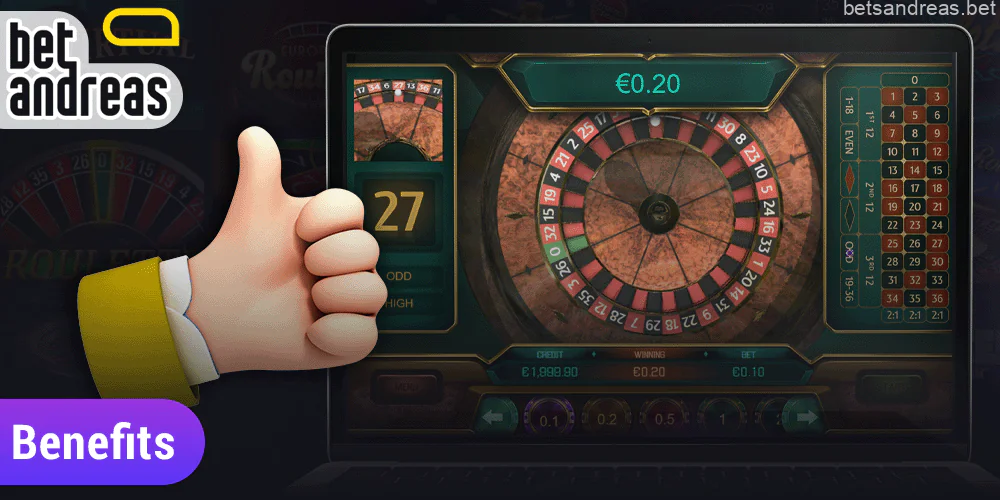 Benefits of playing roulette at Betandreas in Bangladesh