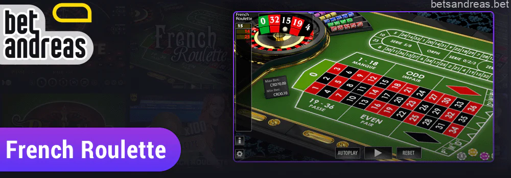 French Roulette on Betandreas in Bangladesh